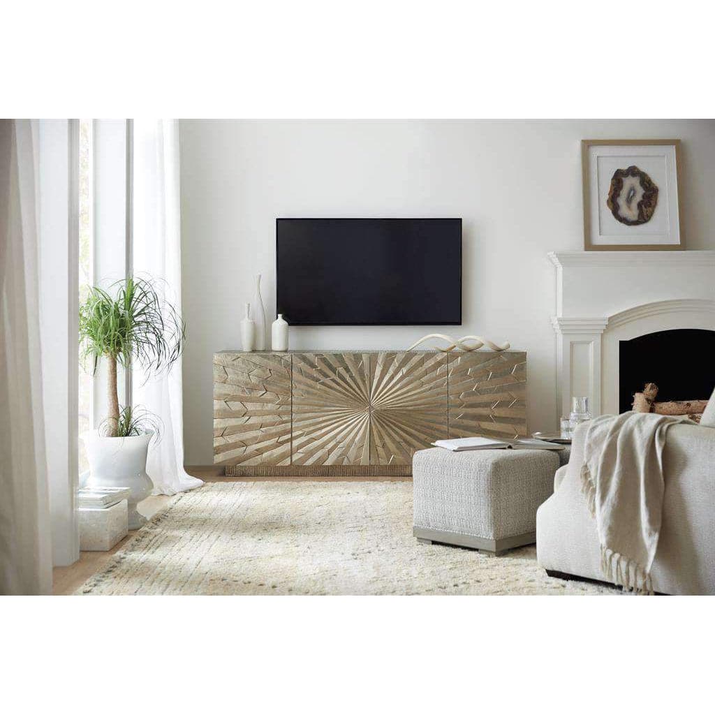 Big Bang 78in Entertainment Console-Hooker-HOOKER-5667-55478-SLV-Media Storage / TV Stands-2-France and Son