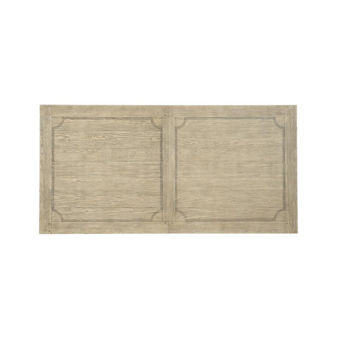 Ciao Bella 84in Trestle Extension Dining Table-Hooker-HOOKER-5805-75200-85-Dining Tables-7-France and Son