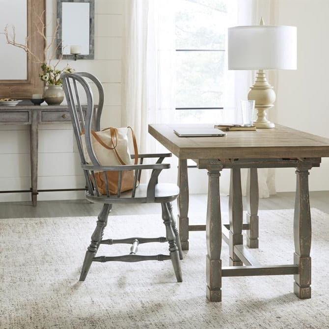 Ciao Bella Spindle Back Arm Chair-Hooker-HOOKER-5805-75301-96-Dining Chairs-2-France and Son