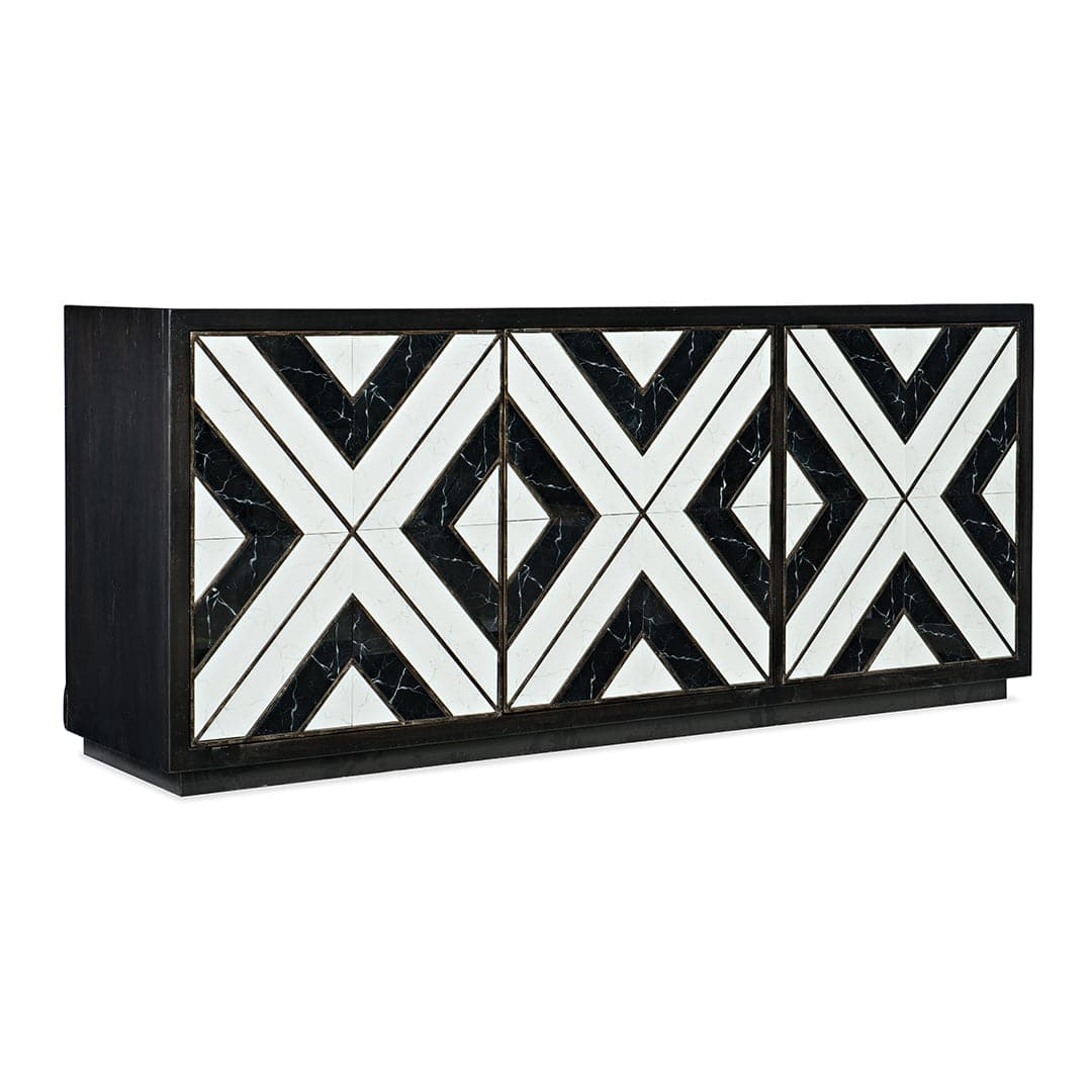 Sanctuary Noir Et Blanc Entertainment Console-Hooker-HOOKER-5875-55480-00-Sideboards & Credenzas-1-France and Son