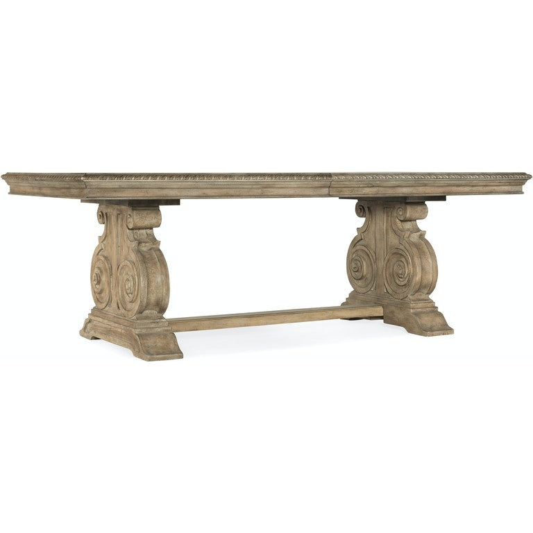Castella Rectangle Dining Table w/2-20in Leaves-Hooker-HOOKER-5878-75207-80-Dining Tables-1-France and Son