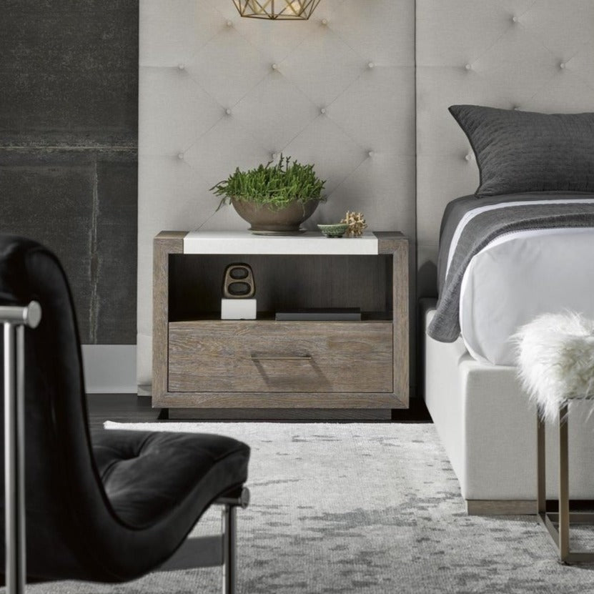 Modern Wilshire Nightstand-Universal Furniture-UNIV-642350-NightstandsCharcoal-2-France and Son