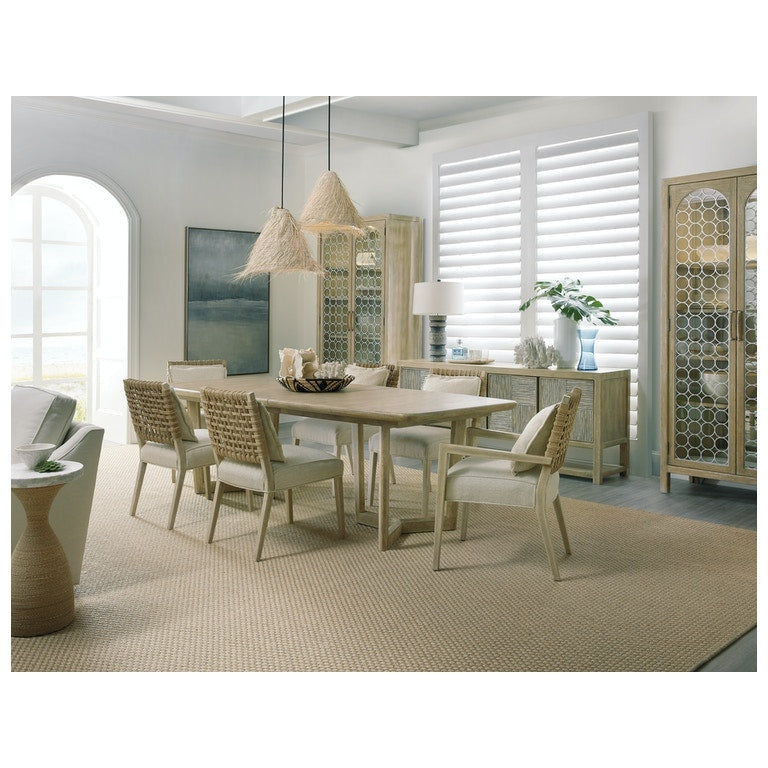 Surfrider Rectangle Dining Table w/2-18in leaves-Hooker-HOOKER-6015-75217-80-Dining Tables-2-France and Son