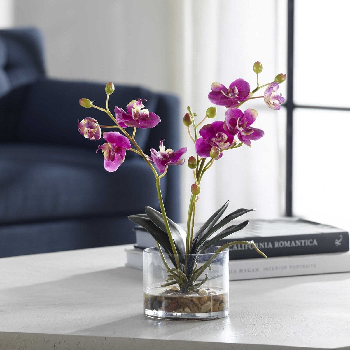 Uttermost Glory Fuchsia Orchid-Uttermost-UTTM-60220-Faux Plants-1-France and Son