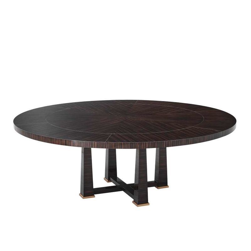 Edward Extending Dining Table-Theodore Alexander-THEO-AXH54001.C117-Dining Tables-1-France and Son