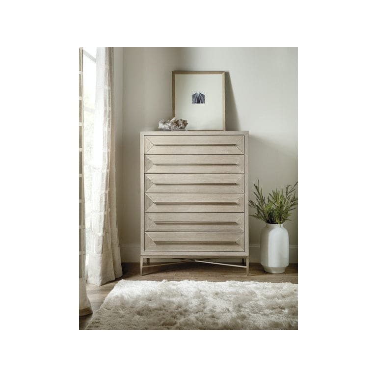 Cascade Six-Drawer Chest-Hooker-HOOKER-6120-90110-80-Dressers-2-France and Son