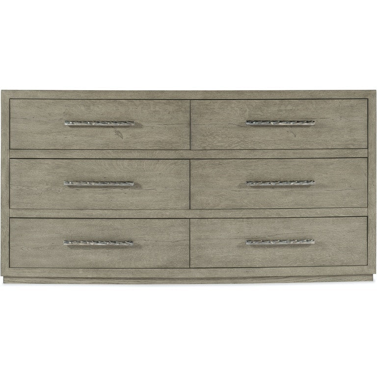 Chimney Gap Six Drawer Dresser-Hooker-HOOKER-6150-90002-85-Dressers-3-France and Son