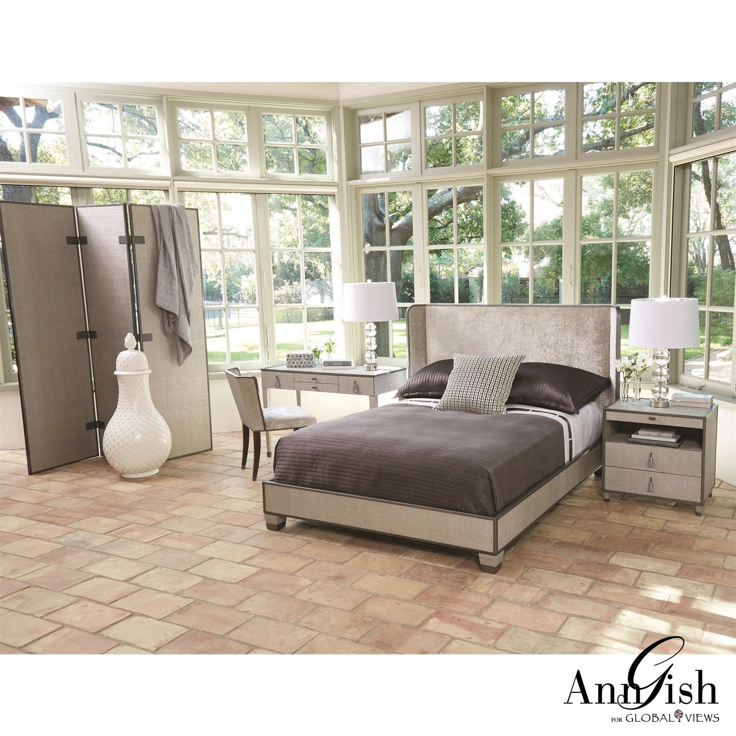 Argento Bed - Queen-Global Views-GVSA-AG2.20007-Beds-3-France and Son