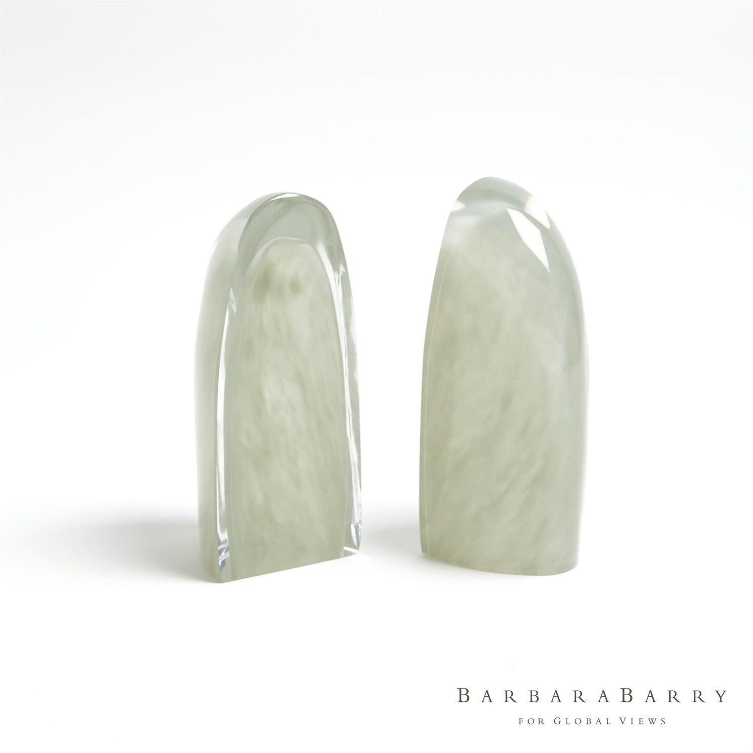 Iceberg Bookends-Global Views-GVSA-BB-6.60010-BookendsSmoke-1-France and Son