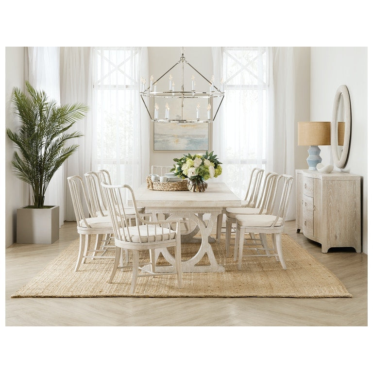 Topsail Rectangle Dining Table w/2-18in Leaves-Hooker-HOOKER-6350-75207-80-Dining Tables-2-France and Son