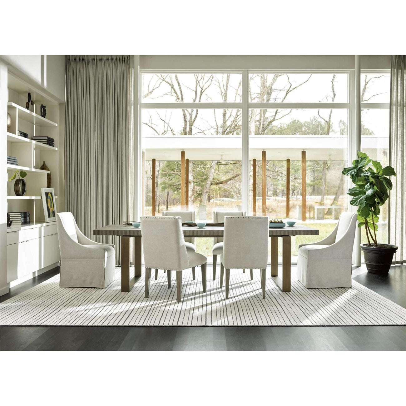 Modern Robards Dining Table-Universal Furniture-UNIV-645755-Dining TablesFlint-2-France and Son