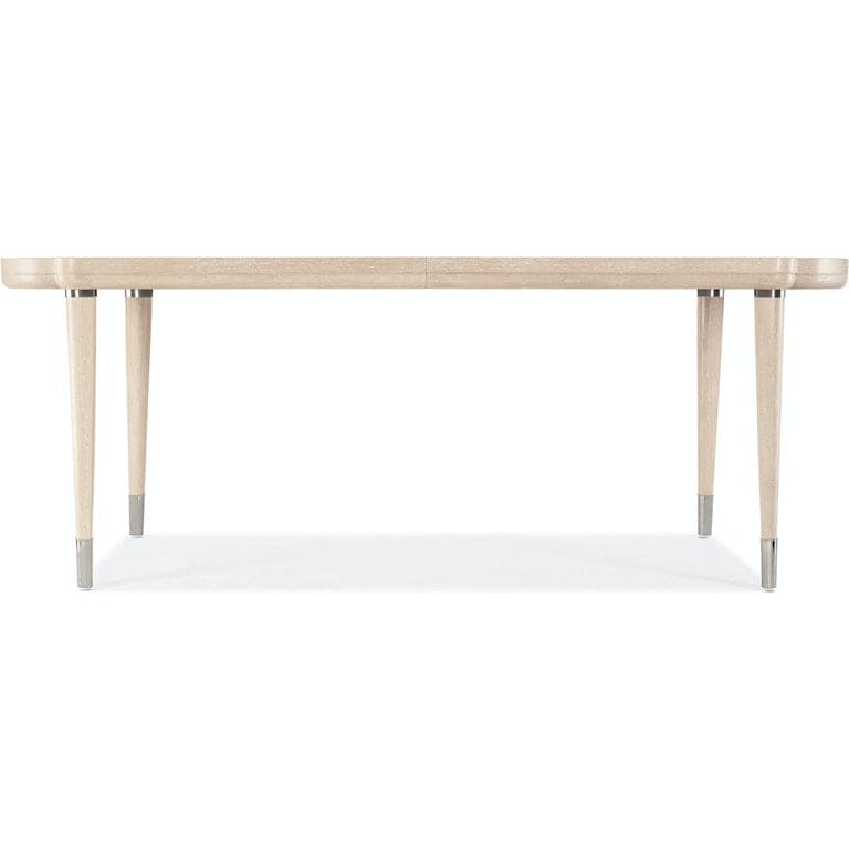 Nouveau Chic Rectangle Dining Table w/1-22in Leaf-Hooker-HOOKER-6500-75200-80-Dining Tables-3-France and Son