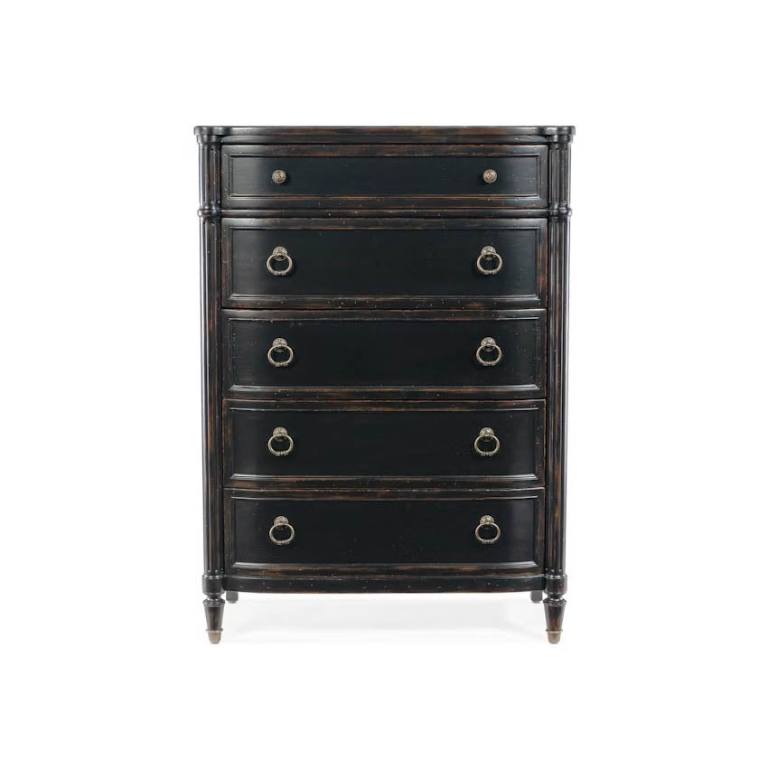 Hampton Five-Drawer Chest - Red