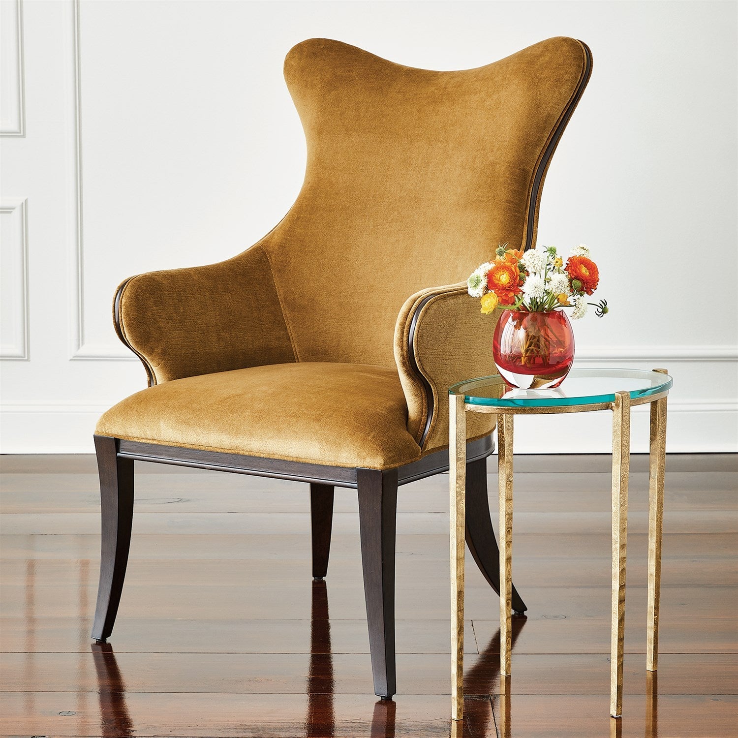 Petite Oval Accent Table-Global Views-GVSA-7.90765-Side TablesNatural Iron-4-France and Son