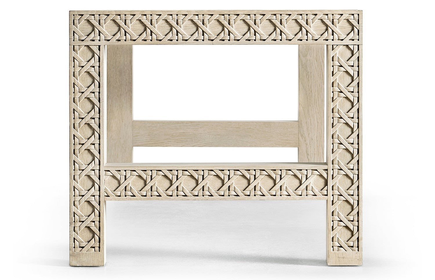 Cnoidal Cane Carved Cocktail Table-Jonathan Charles-JCHARLES-001-3-AL1-WWO-Coffee Tables-2-France and Son