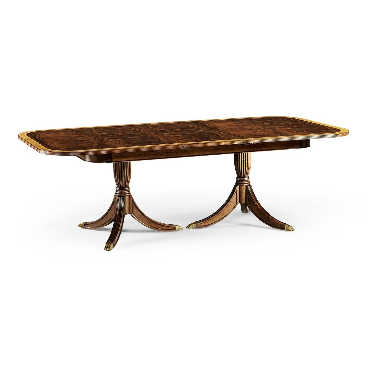 75" Regency Mahogany Extending Dining Table-Jonathan Charles-JCHARLES-492266-75L-MAH-Dining Tables-3-France and Son