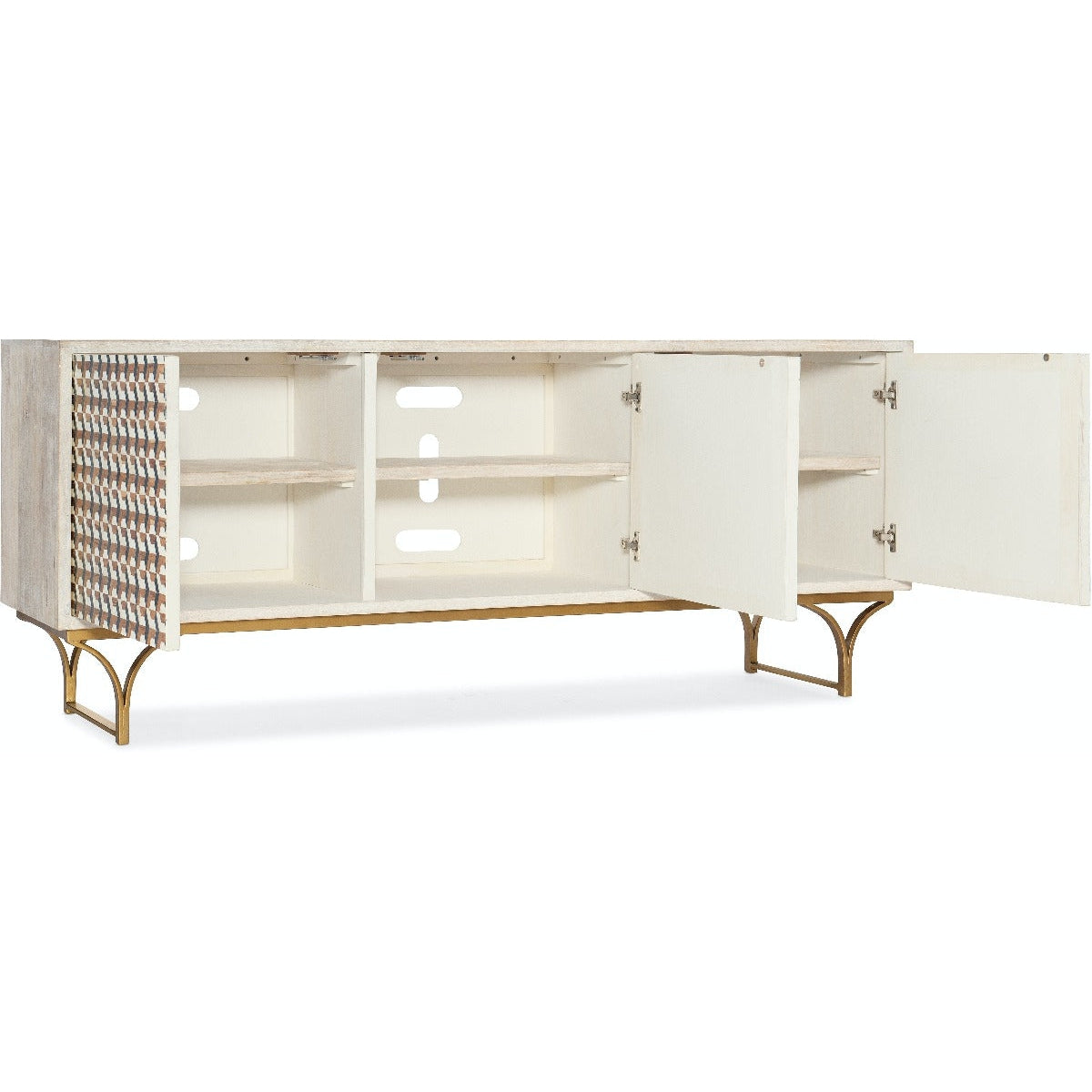 Jaiden Three Door Credenza-Hooker-HOOKER-7228-55010-02-Sideboards & Credenzas-3-France and Son