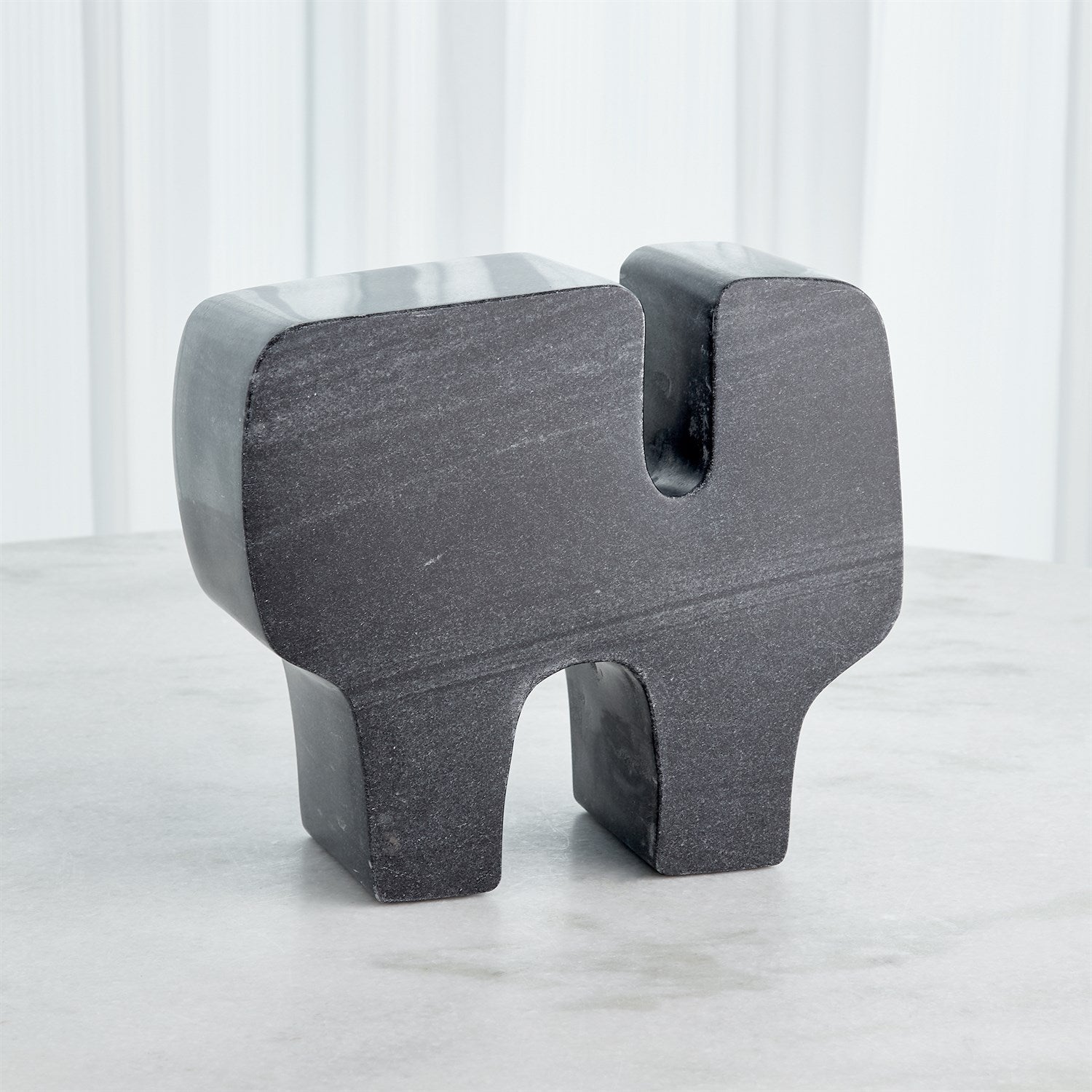 Abstract Marble Sculpture-Global Views-GVSA-9.93828-DecorBlack-3-France and Son