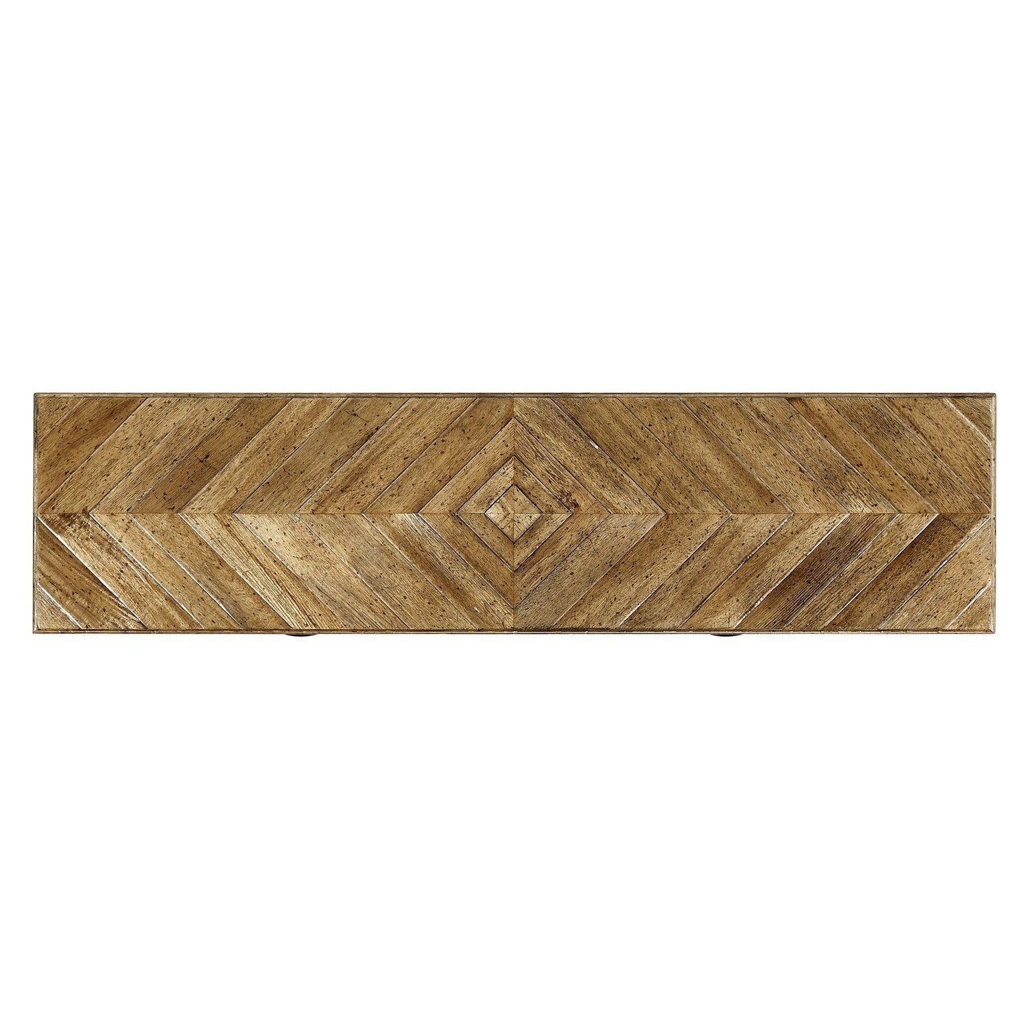 Parquet Console Table-Jonathan Charles-JCHARLES-491077-CFW-Console TablesCountry Walnut-13-France and Son