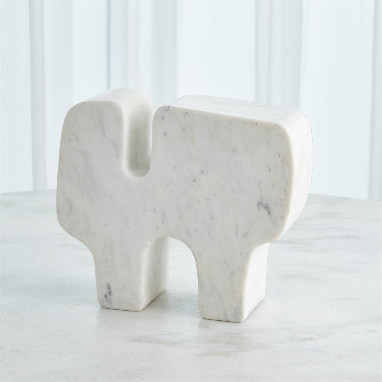 Abstract Marble Sculpture-Global Views-GVSA-9.93827-DecorWhite-2-France and Son