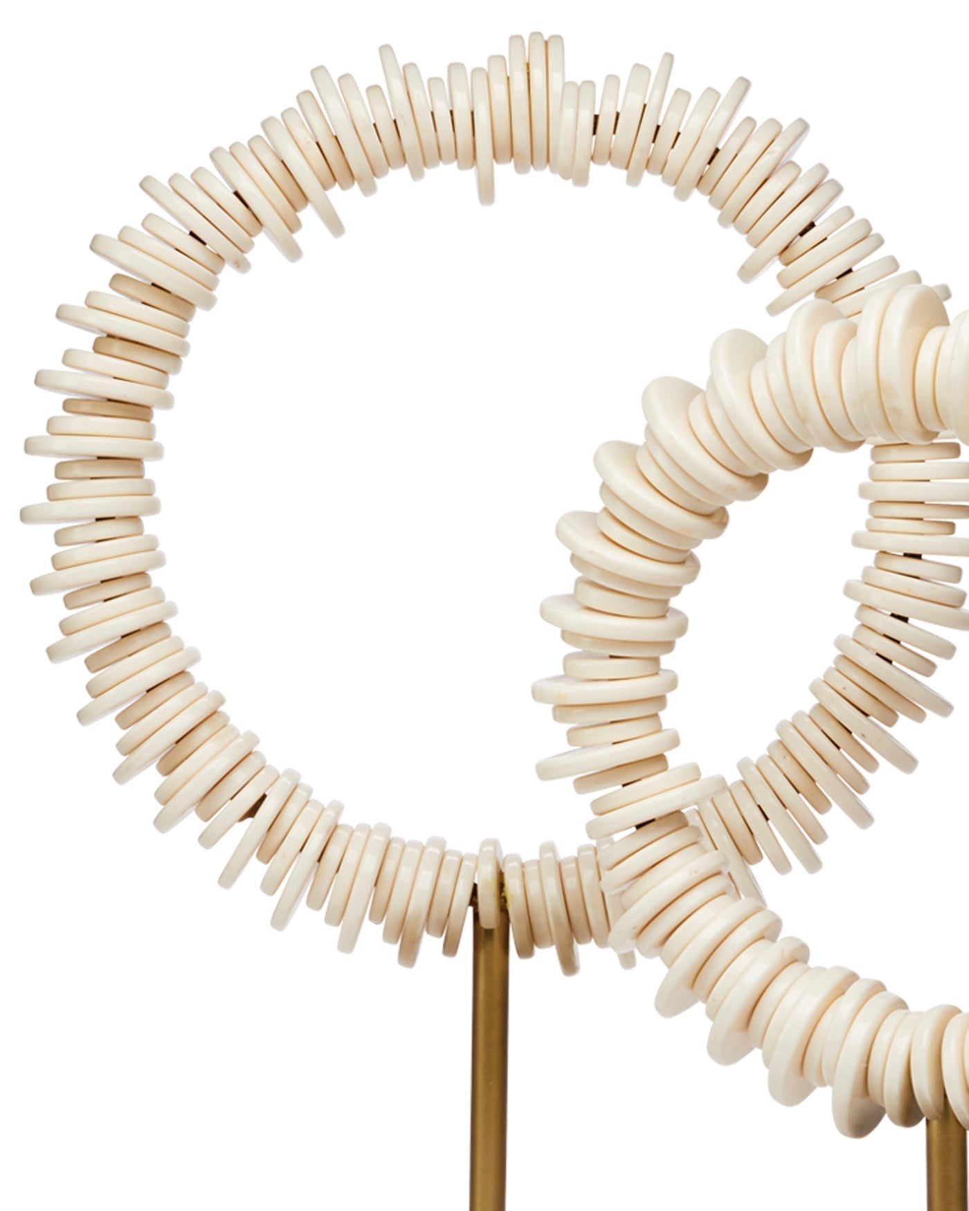 Arena Ring Sculptures (Set Of Two)-Jamie Young-JAMIEYO-7AREN-CREAM-Decorative Objects-3-France and Son