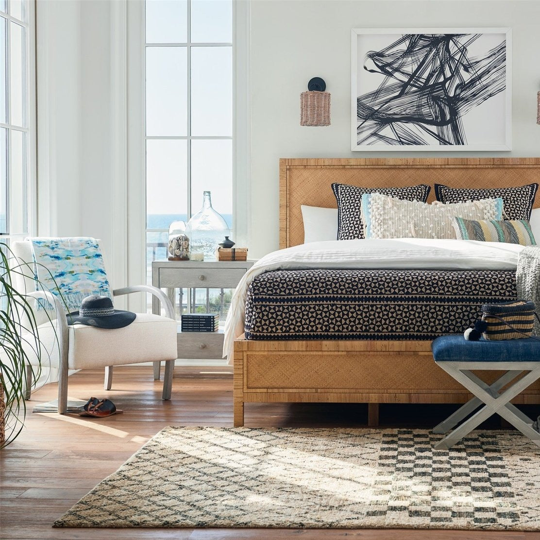 Escape - Coastal Living Home Collection - Bedside Table-Universal Furniture-UNIV-833A355-Nightstands-2-France and Son