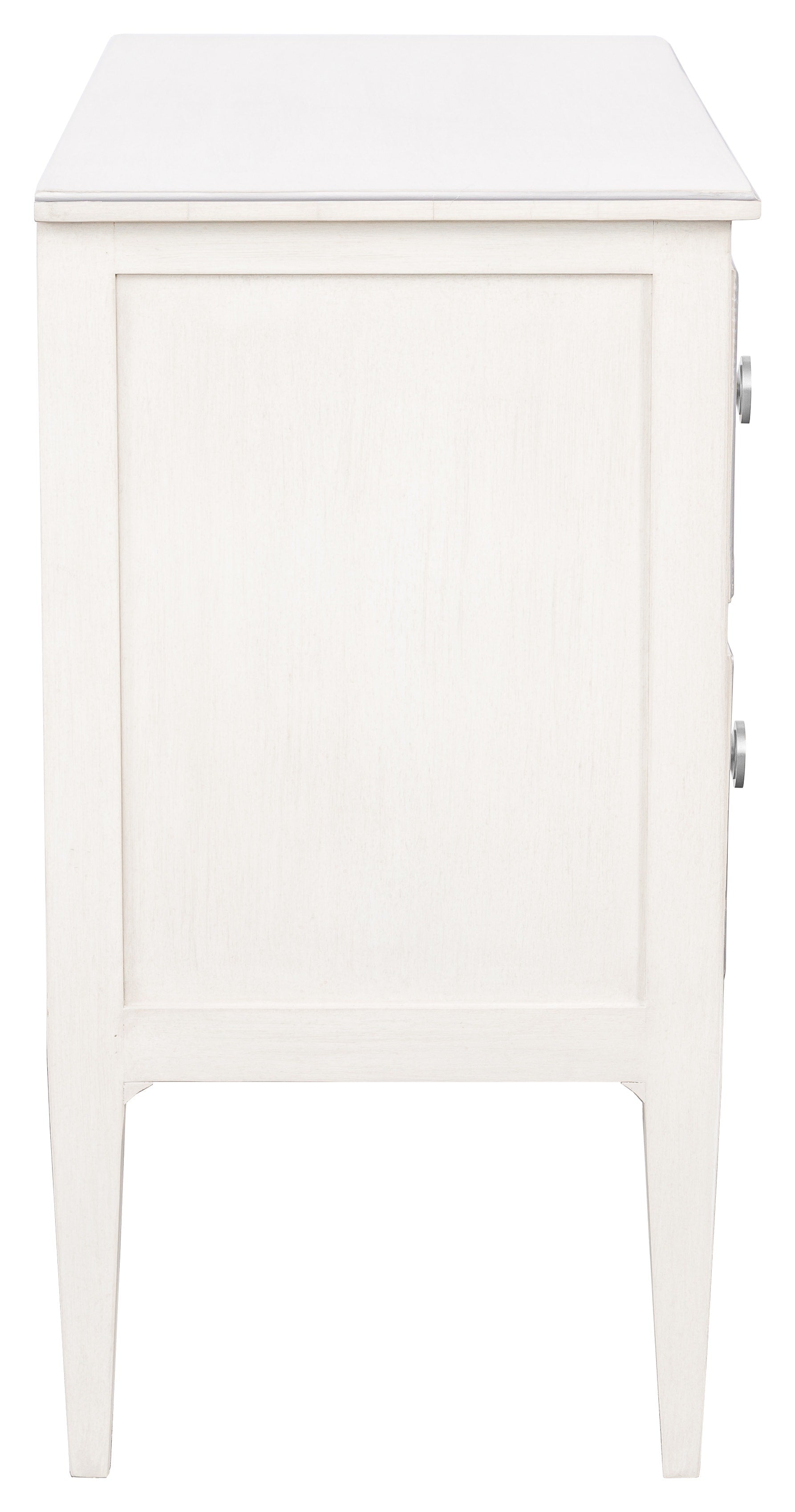 Camille Chest - Linen - Walnut Solids and Veneers