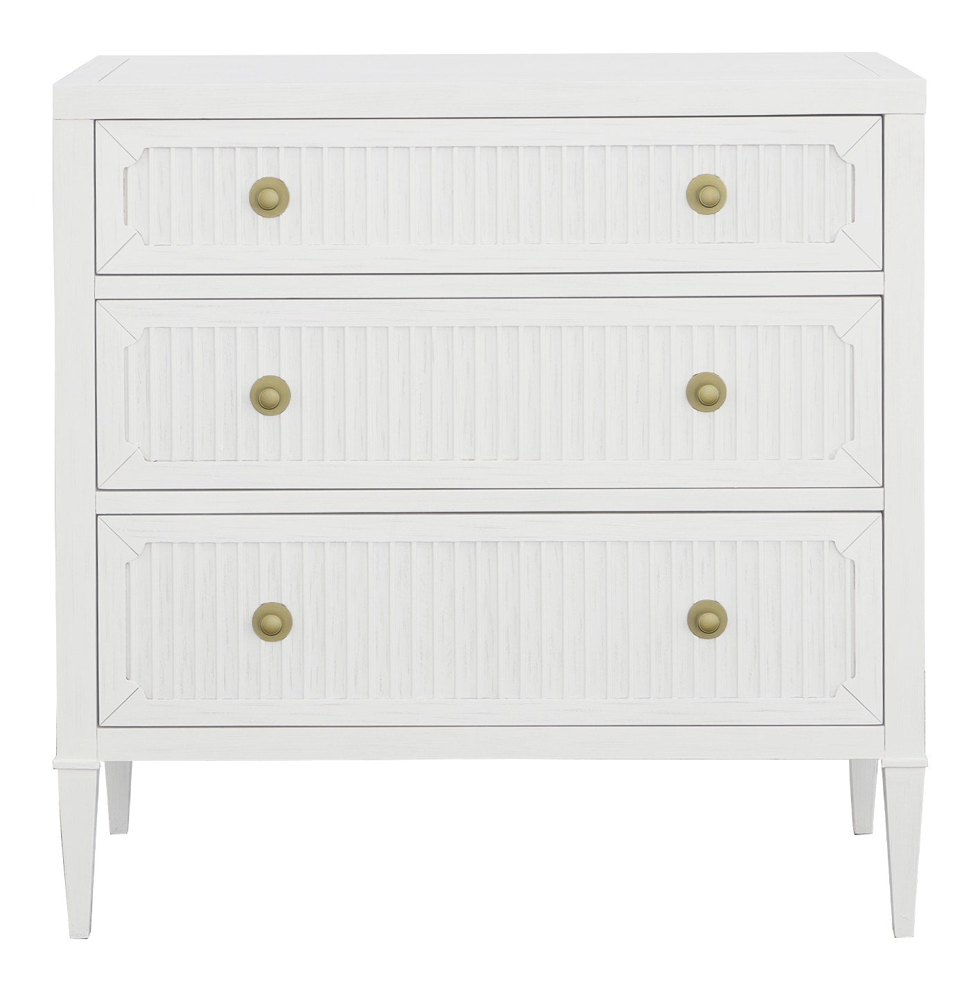 East Camden Chest - Pearl - Metal Accents,Poplar Solids and Veneers