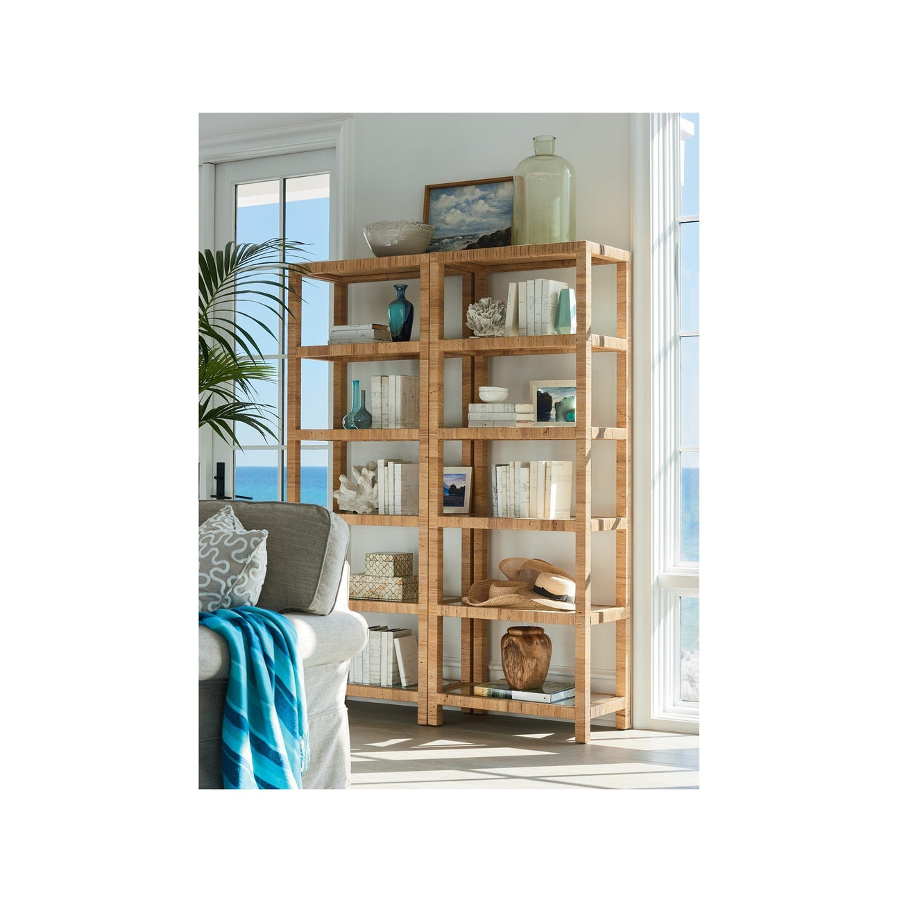 Escape - Coastal Living Home Collection - Long Key Etagere-Universal Furniture-UNIV-833851-Bookcases & Cabinets-2-France and Son