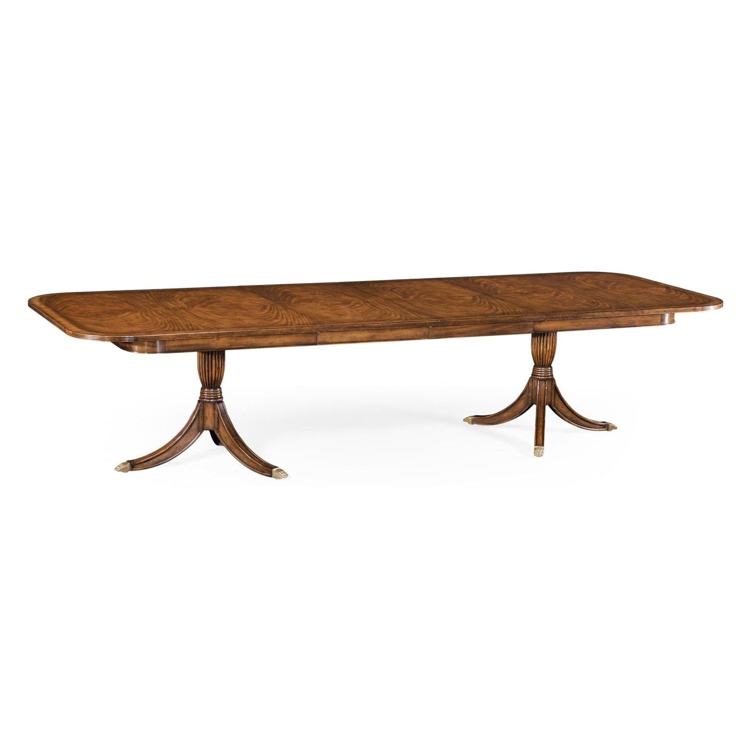 88" Regency Extending Dining Table-Jonathan Charles-JCHARLES-492865-88L-MAH-Dining TablesMahogany-2-France and Son