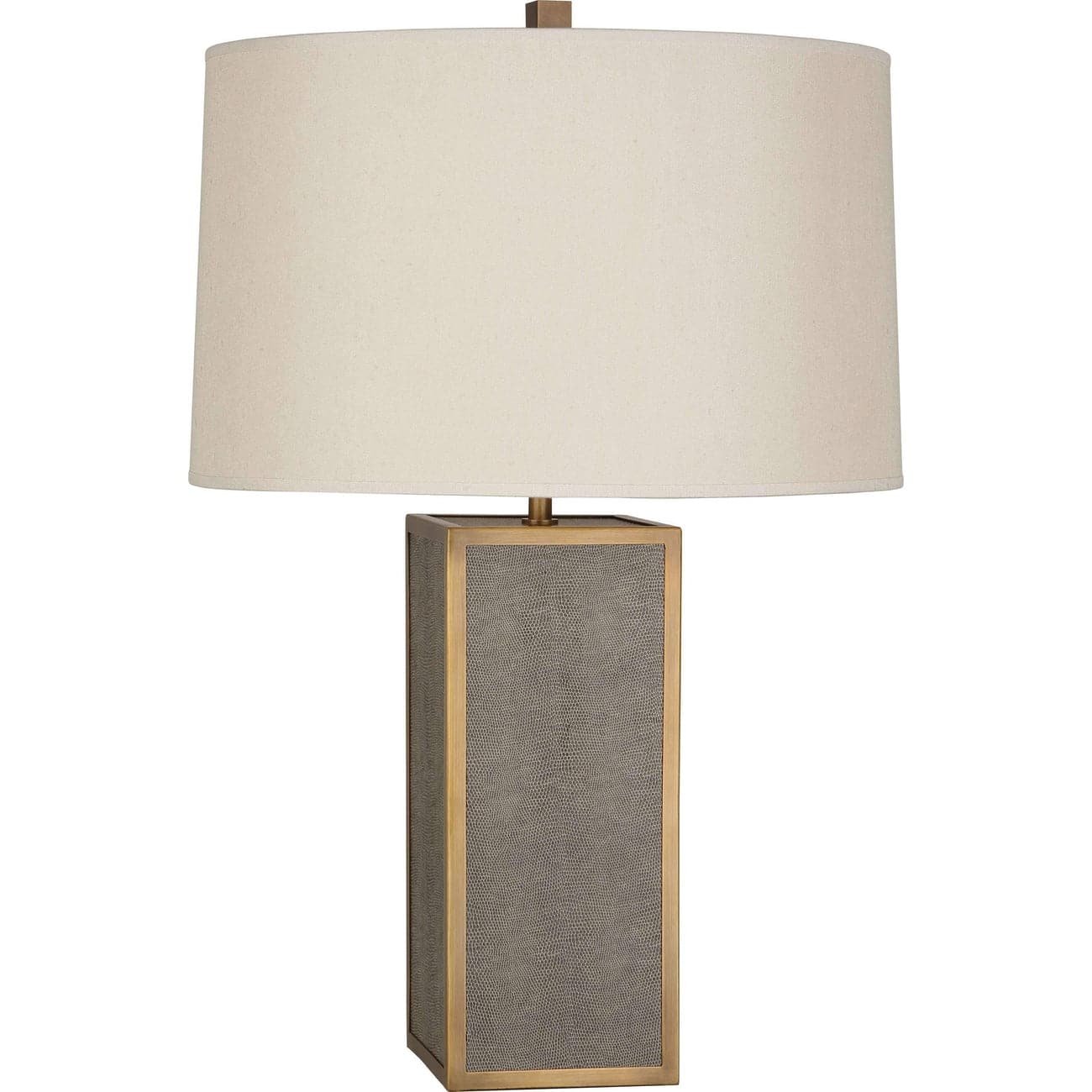 Anna Table Lamp-Robert Abbey Fine Lighting-ABBEY-898-Table LampsAged Brass / Brown-1-France and Son