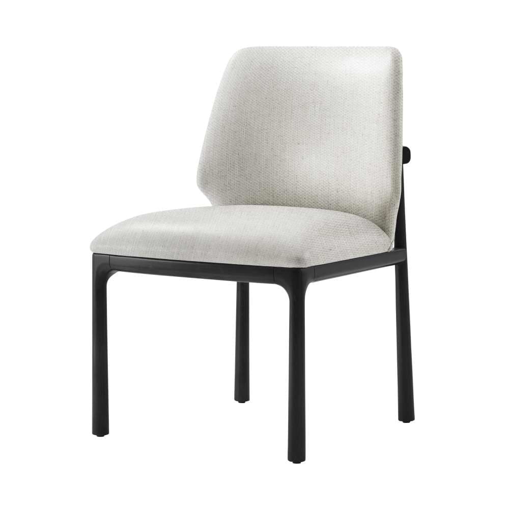 Kesden Dining Side Chair-Theodore Alexander-THEO-TA40038.1CPA-Dining Side ChairSilent Black-I-1-France and Son