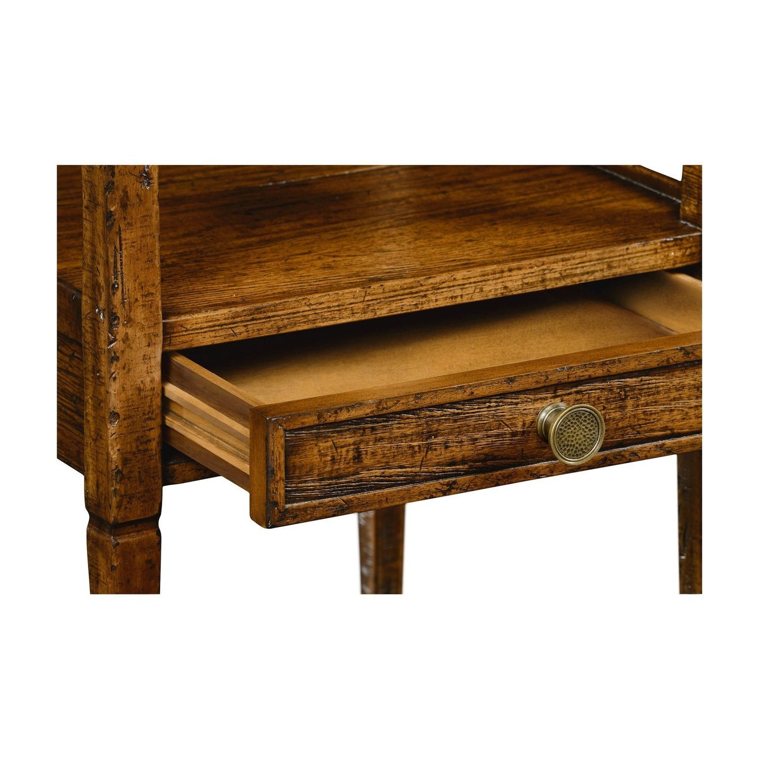 Casual Square Lamp Table-Jonathan Charles-JCHARLES-491023-CFW-Side TablesCountry Walnut-4-France and Son