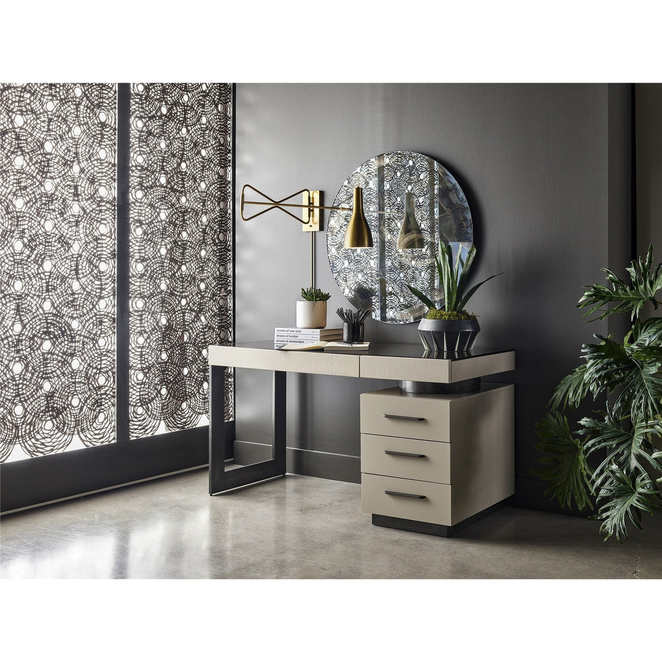 Nina Magon DuChamps Writing Desk-Universal Furniture-UNIV-941D813-Desks-2-France and Son