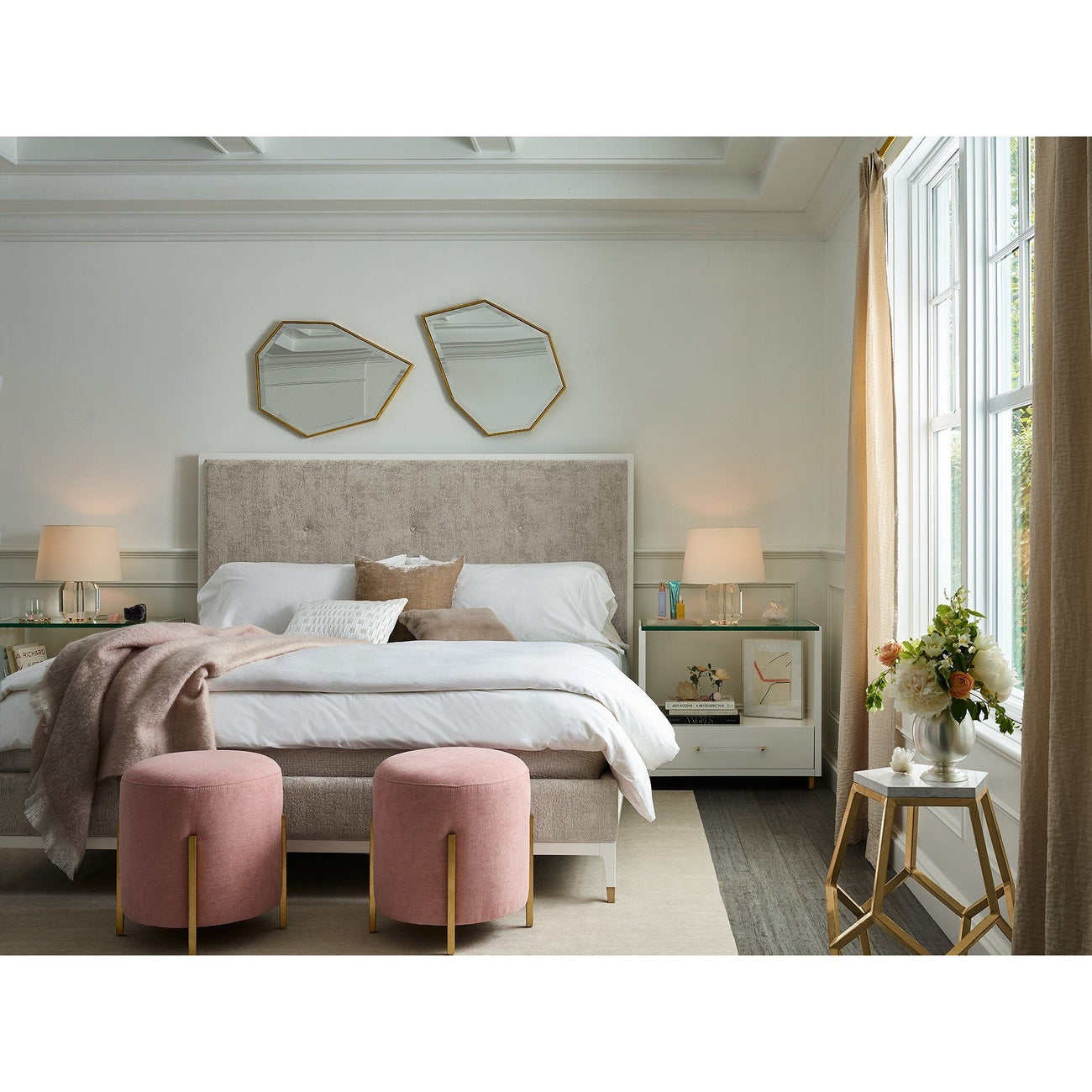 Love Joy Bliss Pouf - Miranda Kerr Home Collection-Universal Furniture-UNIV-956C382-Stools & Ottomans-4-France and Son