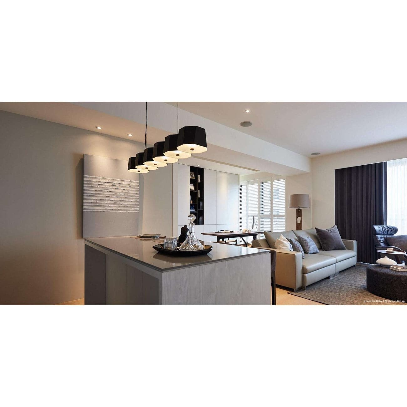 Zhe Pendant 6-Seed Design-SEED-SQ-2322MPL6-BK-PendantsBlack-10-France and Son