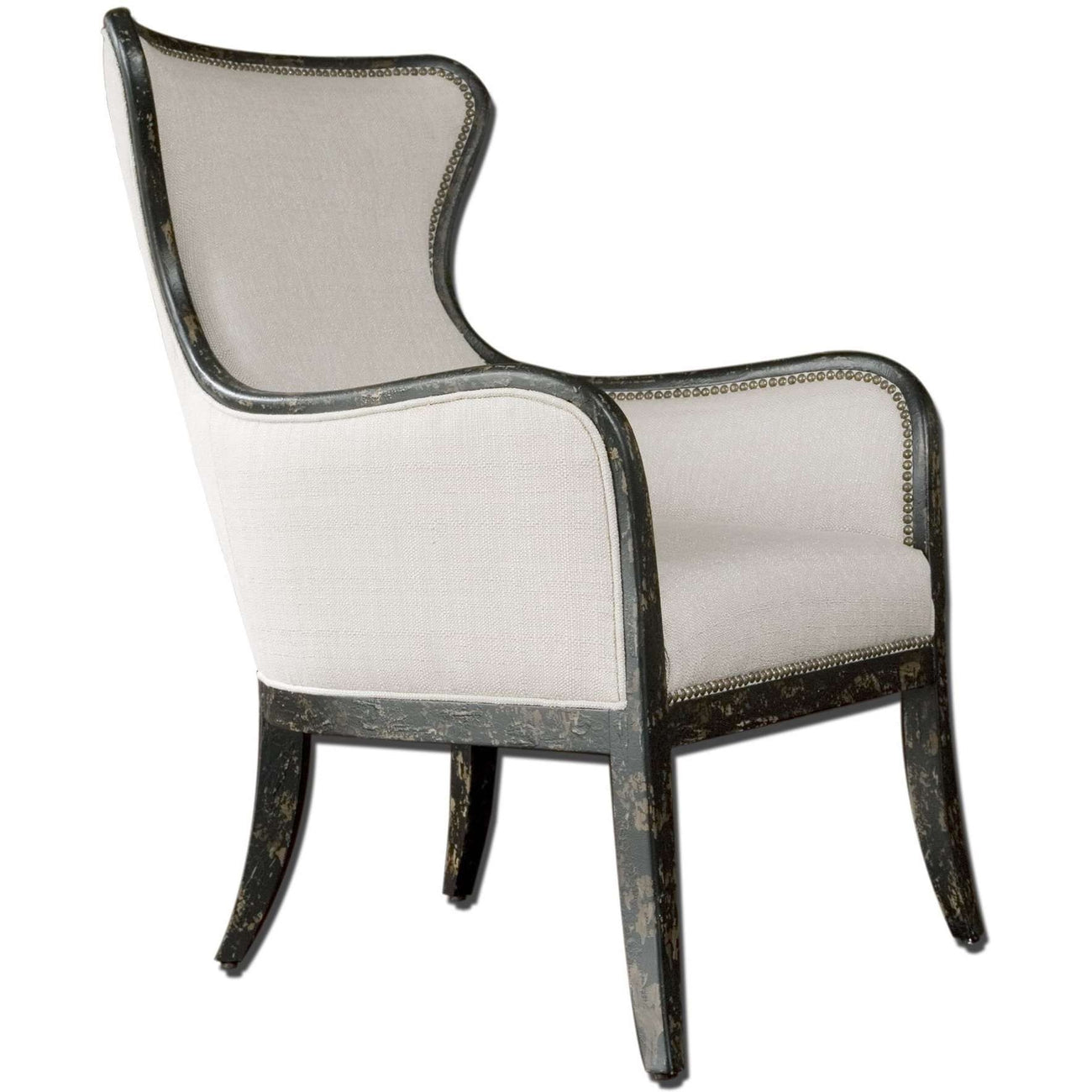 Uttermost Sandy Wing Back Armchair