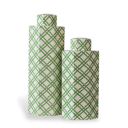 Bamboo Trellis Jar-Port 68-PORT-ACAS-370-02-Decorative ObjectsLarge-4-France and Son