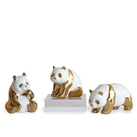 Panda Objects -Set Of 3-Port 68-PORT-ACFM-342-01-Decorative Objects-1-France and Son