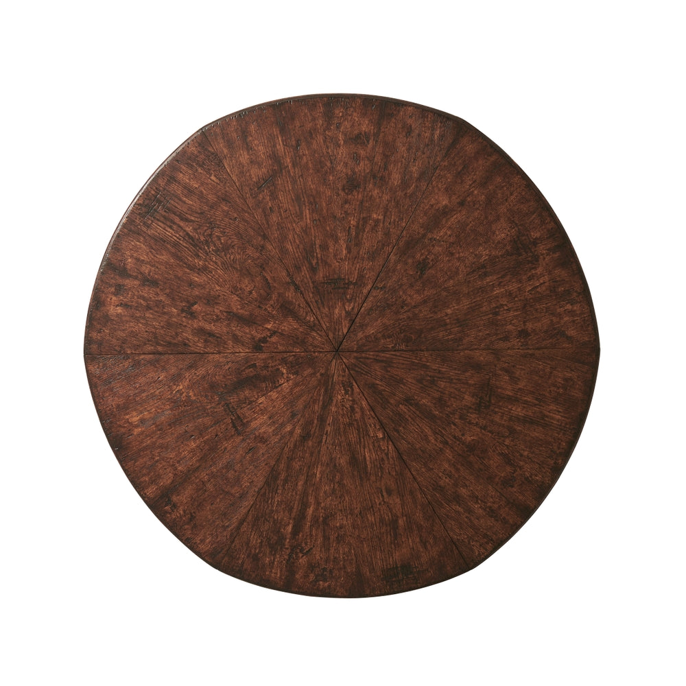 Victory Oak Jupe Dining Table-Theodore Alexander-THEO-AL54037-Dining Tables-5-France and Son