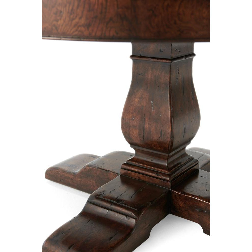 Victory Oak Jupe II Dining Table-Theodore Alexander-THEO-AL54038-Dining Tables-6-France and Son