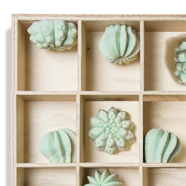 Shadow Box w/Cactus Wall Play - 10"-Gold Leaf Design Group-GOLDL-ART3706-15-Wall Decor-2-France and Son
