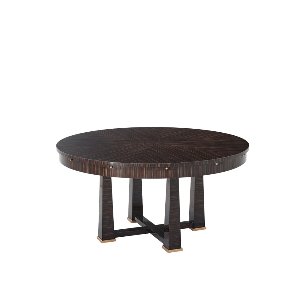 Edward Extending Dining Table-Theodore Alexander-THEO-AXH54001.C117-Dining Tables-2-France and Son