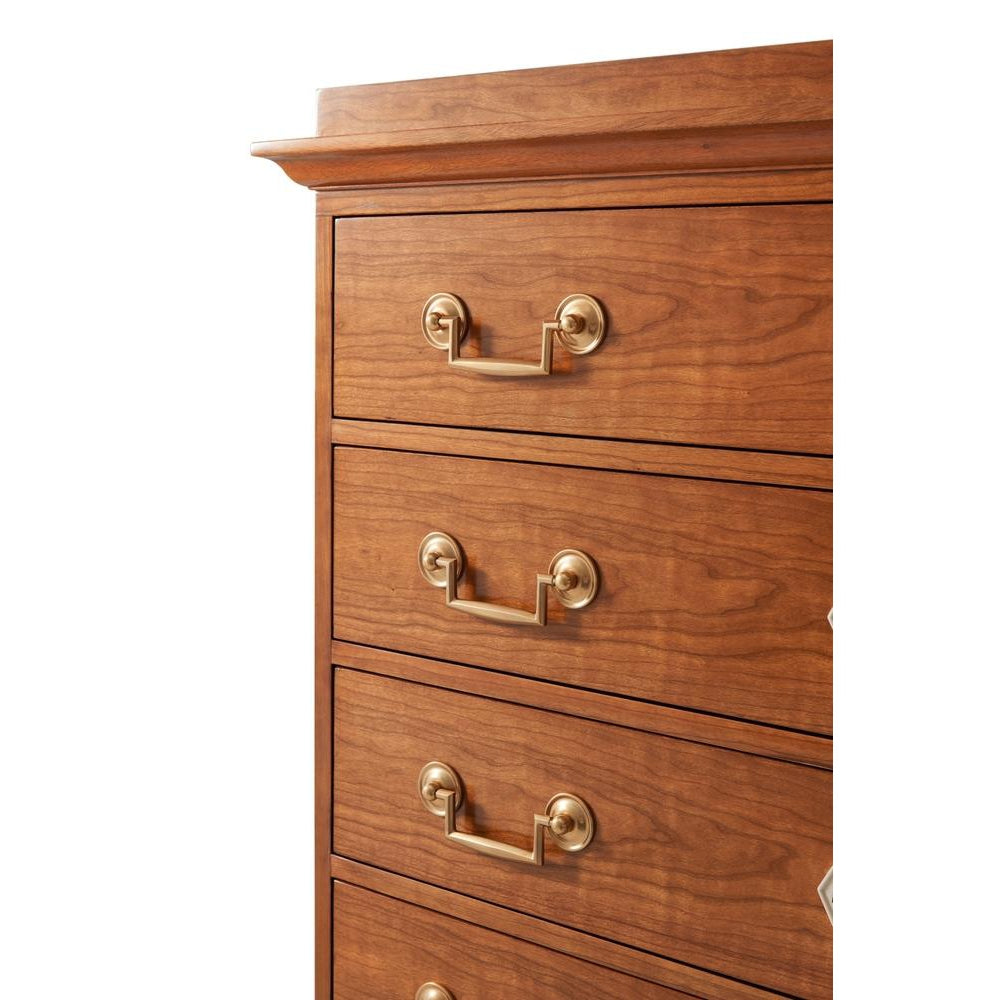 Viggo Tall Semanier Chest of Drawers-Theodore Alexander-THEO-AXH60006.C111-Dressers-2-France and Son