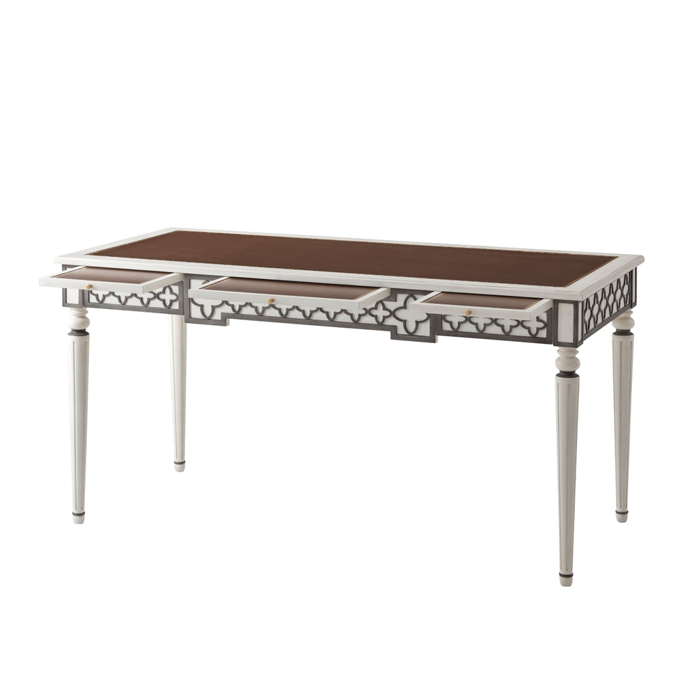 Mirabella Writing Table-Theodore Alexander-THEO-AXH71001.C162-Desks-2-France and Son