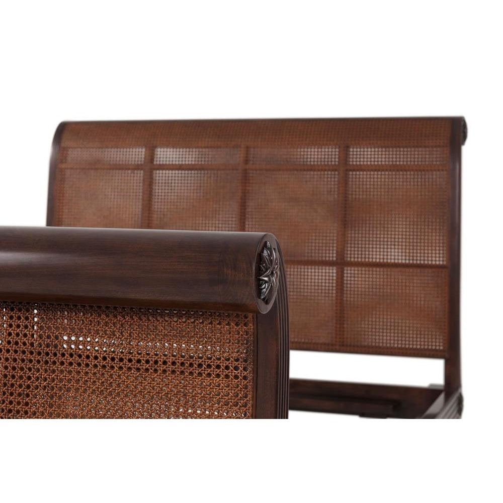 Denison Sleigh US Queen Bed-Theodore Alexander-THEO-AXH82001.C105-Beds-3-France and Son