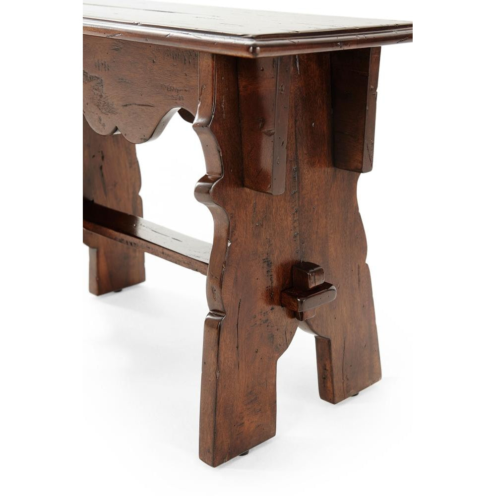 Antiqued Joynts Bench-Theodore Alexander-THEO-CB44002-Benches-4-France and Son