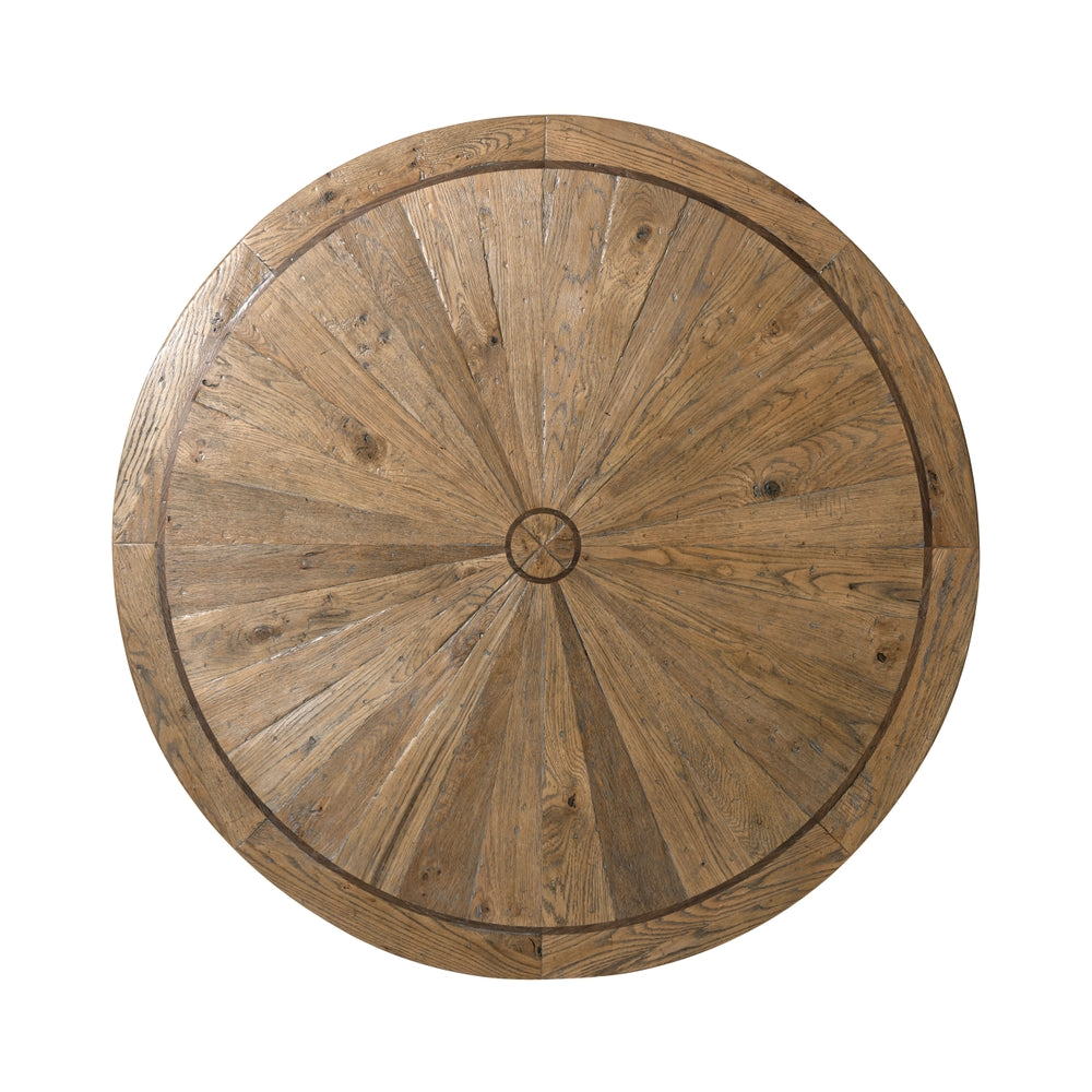 Lagan II Dining Table-Theodore Alexander-THEO-CB54032.C062-Dining TablesEcho Oak-2-France and Son