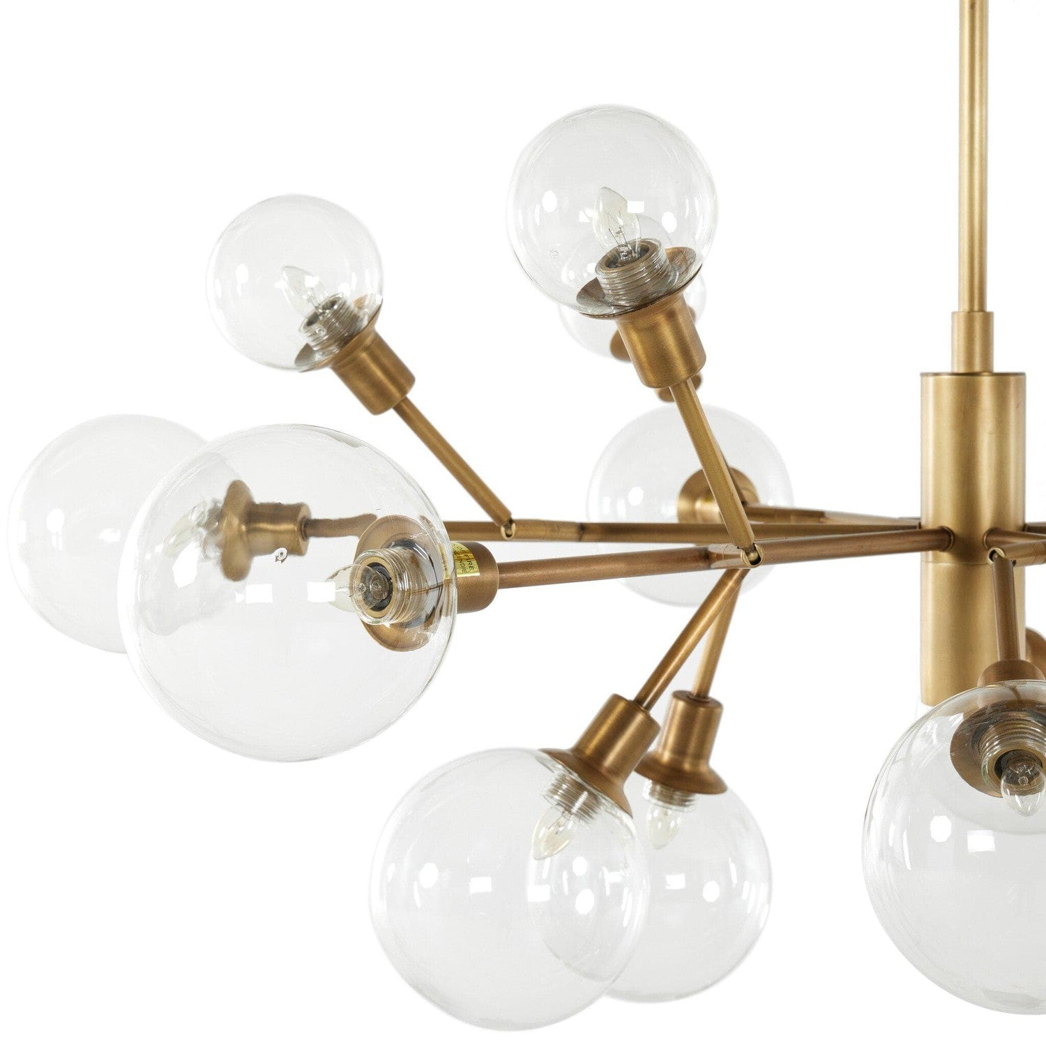 Pellman Chandelier - Matte Brass