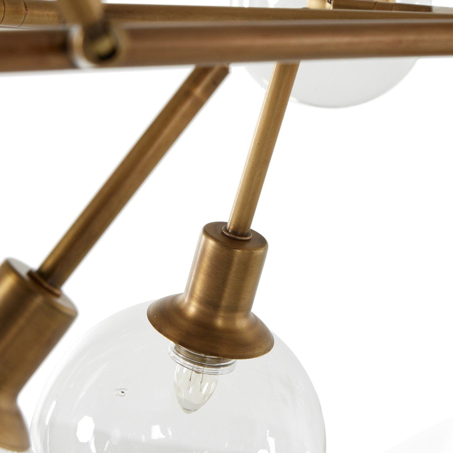 Pellman Chandelier - Matte Brass